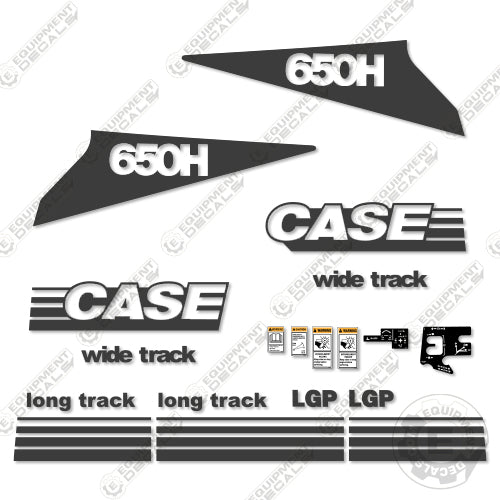 Fits Case 650H Decal kit Dozer