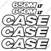 Image of Fits Case 650M LT Decal Kit Dozer - 3M REFLECTIVE