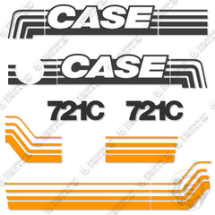 Fits Case 721C Decal Kit Wheel Loader