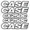 Image of Fits Case CX250C Decal Kit Excavator - 3M Reflective!