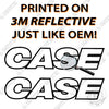 Image of Fits Case CX250D Decal Kit Excavator - 3M Reflective!