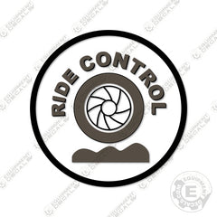 Fits Case Ride Control Decal for Backhoe Loader (5.25")