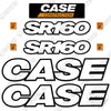 Image of Fits Case SR160 Decal Kit Skid Steer - 3M REFLECTIVE Vinyl!