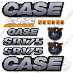 Fits Case SR 175 Decal Kit Skid Steer Loader