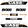 Image of Fits Case SV-300 Decal Kit Skid Steer Loader - 3M REFLECTIVE VINYL! - 2011