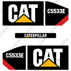 Fits Caterpillar CS533E Decal Kit Roller