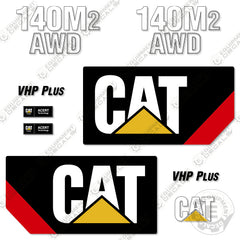 Fits Caterpillar 140M2 AWD Decal Kit Motor Grader - Scraper