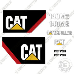 Fits Caterpillar 140M2 Motor Grader Decal Kit - Scraper