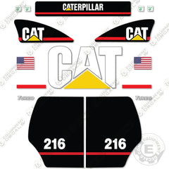 Fits Caterpillar 216 Skid Steer Decal Kit