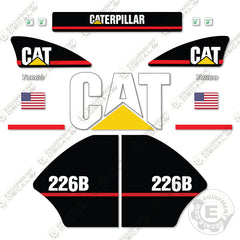 Fits Caterpillar 226B Skid Steer Decal Kit