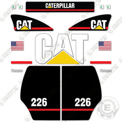 Fits Caterpillar 226 Skid Steer Decal Kit