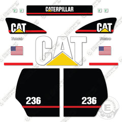 Fits Caterpillar 236 Decal Kit Skid Steer