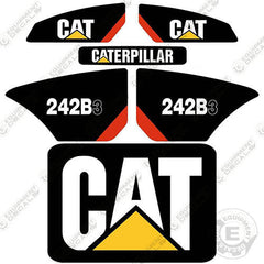 Fits Caterpillar 242 B3 Skid Steer Decal Kit