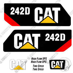 Fits Caterpillar 242D Skid Steer Decal Kit