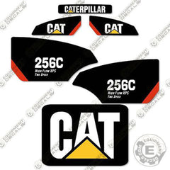 Fits Caterpillar 256C (High Flow XPS - 2 Speed) Decal Kit Skid Steer