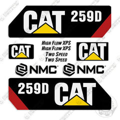 Fits Caterpillar 259D Decal Kit Skid Steer