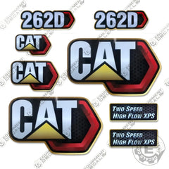 Fits Caterpillar 262D Decal Kit Skid Steer (CUSTOM)