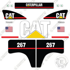 Fits Caterpillar 267 Decal Kit Skid Steer