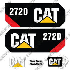 Fits Caterpillar 272D 2014+ Skid Steer Decal Kit