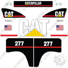 Fits Caterpillar 277 Skid Steer Decal Kit