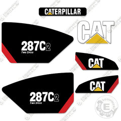 Fits Caterpillar 287C2 Decal Kit Skid Steer
