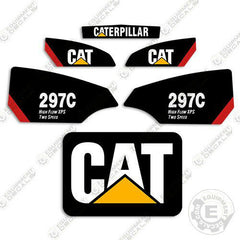 Fits Caterpillar 297C Skid Steer Decal Kit (High Flow XPS - 2 Speed)