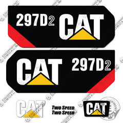 Fits Caterpillar 297D2 Skid Steer Decal Kit