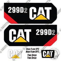 Fits Caterpillar 299D2 Skid Steer Decal Kit