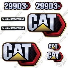 Fits Caterpillar 299D3 XE Land Management Decal Kit Skid Steer