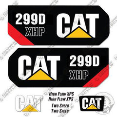 Fits Caterpillar 299D XHP Skid Steer Decal Kit