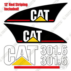 Fits Caterpillar 301.6 Mini Excavator Decals