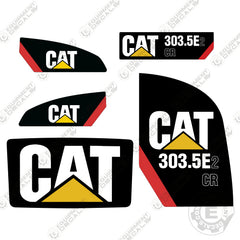 Fits Caterpillar 303.5 E2 CR Mini Excavator Decals