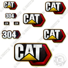 Fits Caterpillar 304 CR Next Gen Decal Kit Mini Excavator