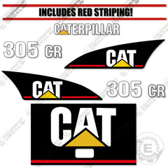 Fits Caterpillar 305 CR Decal Kit Mini Excavator