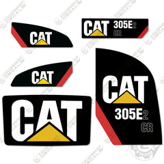 Fits Caterpillar 305 E2 CR Mini Excavator Decals