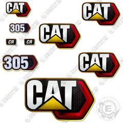 Fits Caterpillar 305 CR Next Gen Decal Kit Mini Excavator