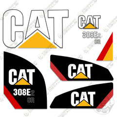 Fits Caterpillar 308 E2 CR Decal Kit Mini Excavator