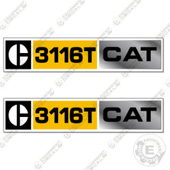 Fits Caterpillar 3116T Decal Kit Diesel Engine