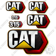 Fits Caterpillar 315 Excavator Decals