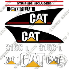 Fits Caterpillar 315CL Decal Kit Excavator