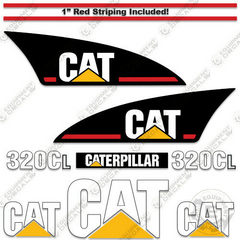 Fits Caterpillar 320CL Decal Kit Excavator