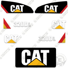 Fits Caterpillar 320DL Excavator Decals