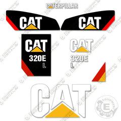 equipmentdecals, equipment decals, equipment-decals, caterpillar, 320e, excavator