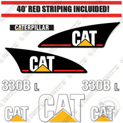 Fits Caterpillar 330BL Decal Kit Excavator