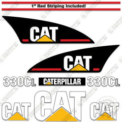 Fits Caterpillar 330CL Decal Kit Excavator