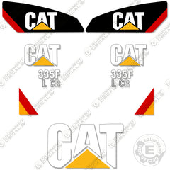 Fits Caterpillar 335F LCR Decal Kit Excavator