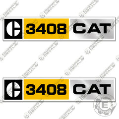 Fits Caterpillar 3408 Decal Kit Diesel Engine