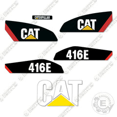 Fits Caterpillar 416E Wheel Loader Decal Kit