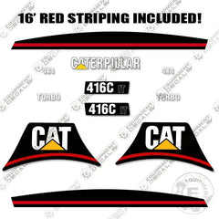 Fits Caterpillar 416C IT Decal Kit Backhoe (OLDER)