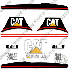 Fits Caterpillar 416 D Backhoe Equipment Decals